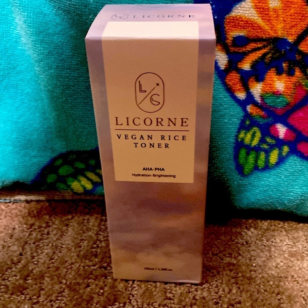 Licorne Vegan Rice Toner Reduces Facial Impurities Vegan Brightening